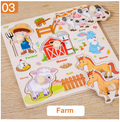 Matching Board Farm Animals