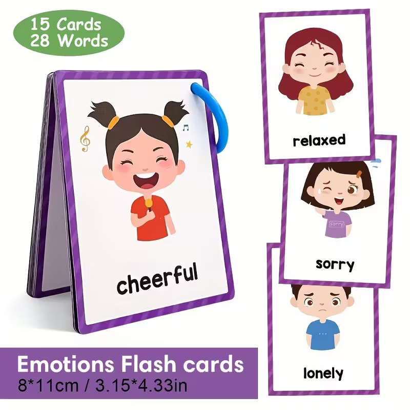 Read Emotions Flash Cards